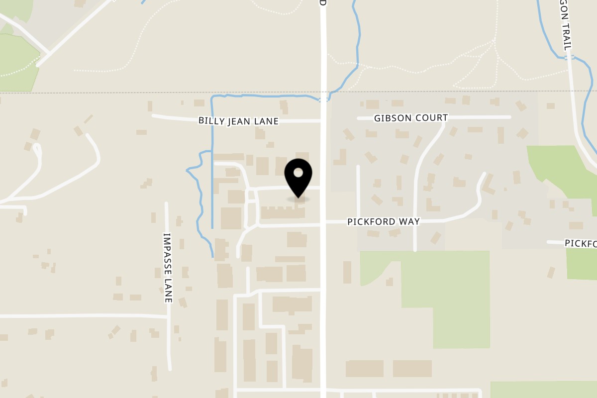 Map showing the location of Burrito Bandito Airport on 8938 Airport Rd in Redding